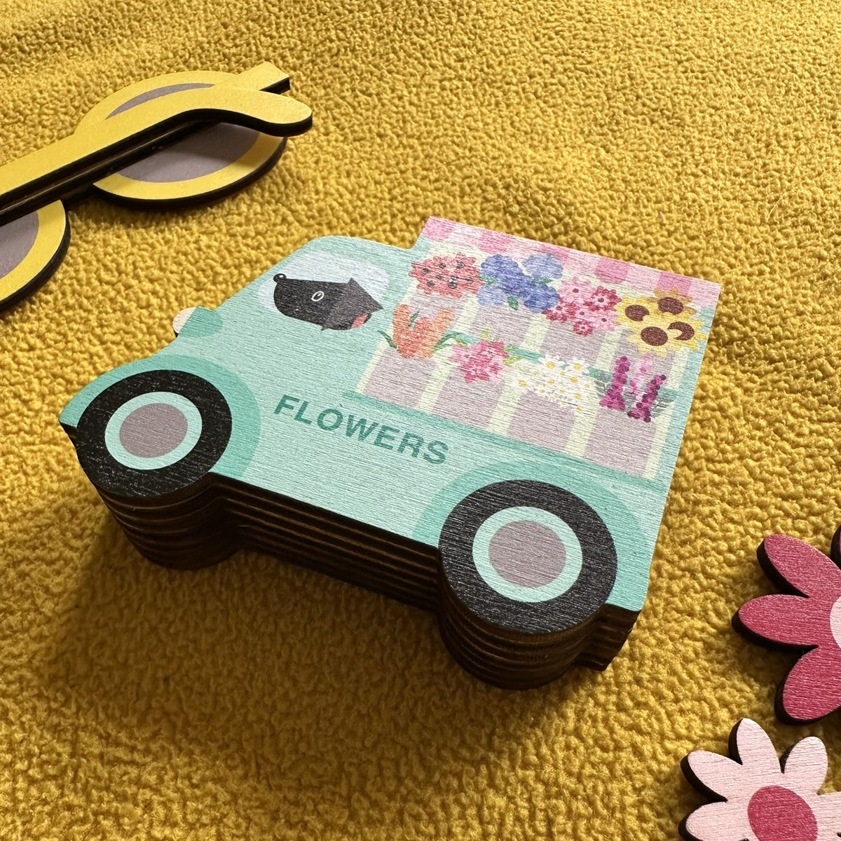 Wooden Trinket Box - Mobile Flower Shop Van