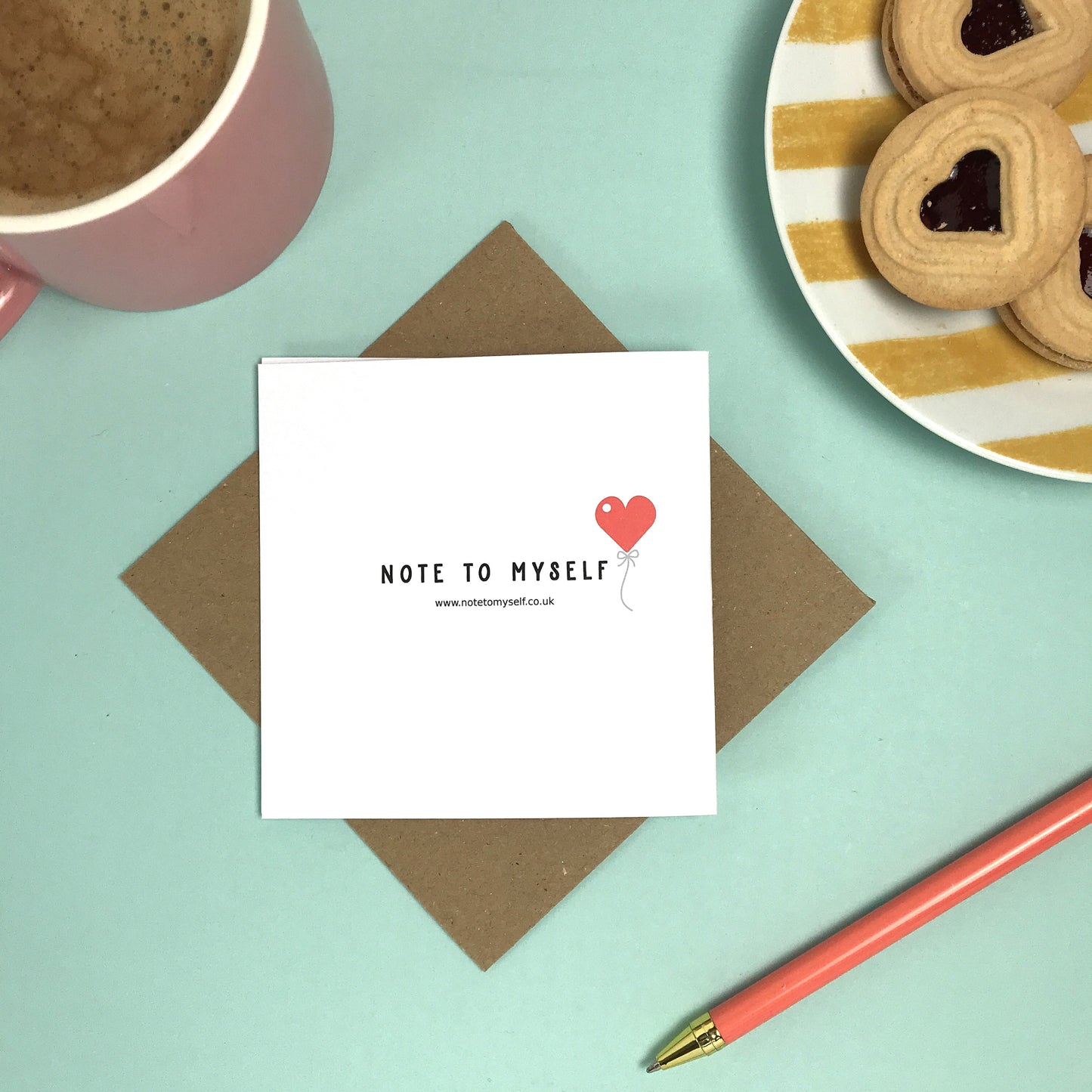 Happy 40th Birthday - Biscuit Card