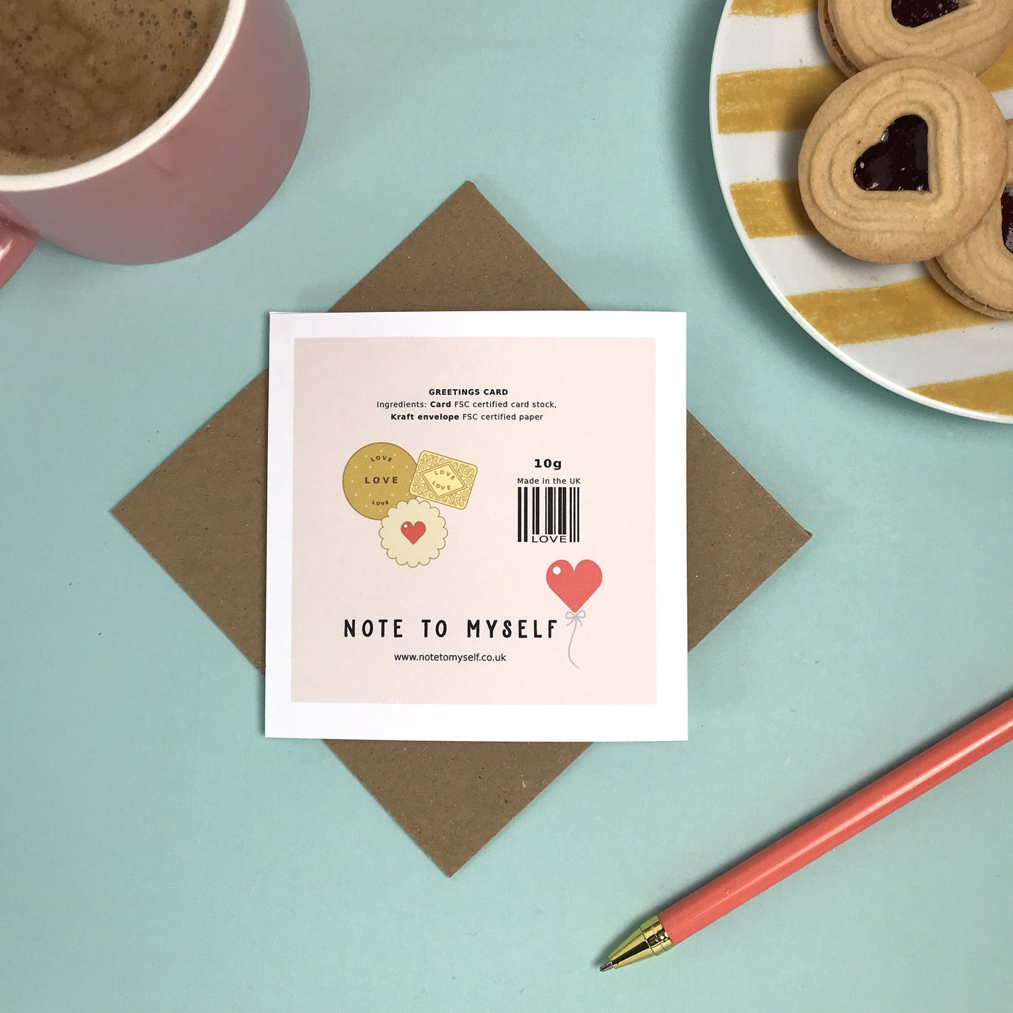 Sending Bites of Joy – Biscuit Tin Card