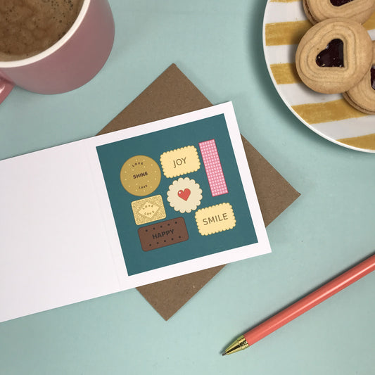 Sending Bites of Joy – Biscuit Tin Card
