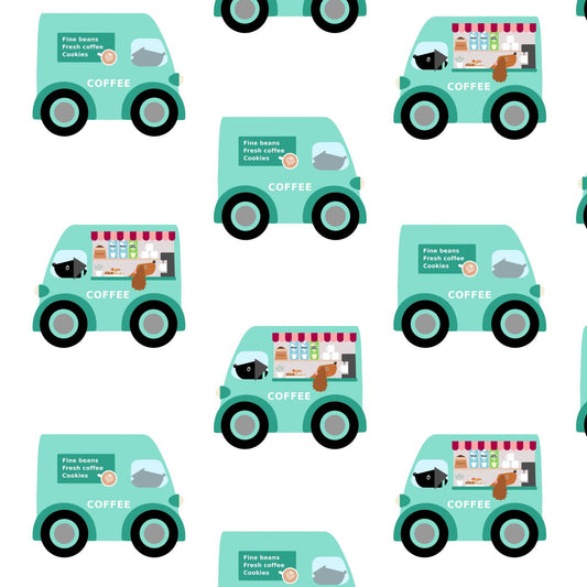 Coffee Van Wrapping Paper