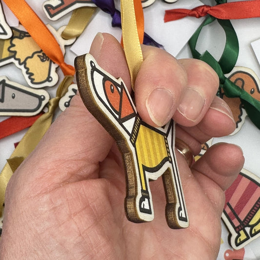 Jack Russell Hanging Decoration - Gift Tag - Bag Charm