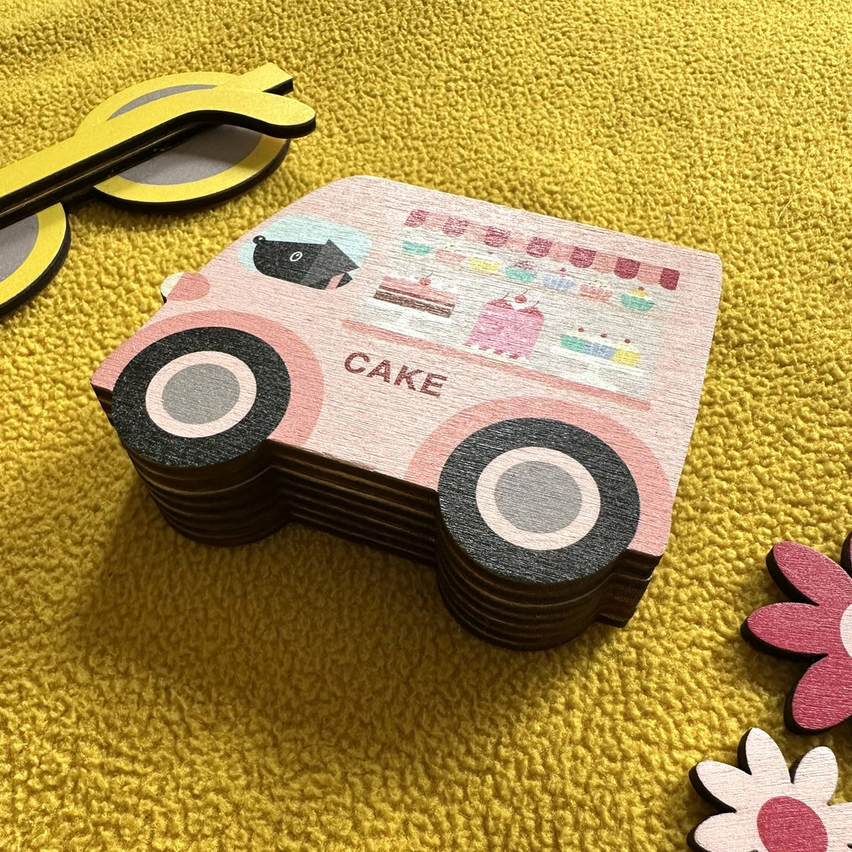 Wooden Trinket Box - Mobile Cake Shop Van