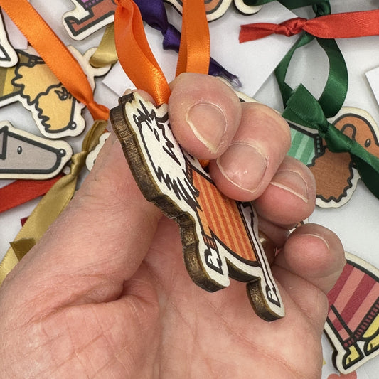 West Highland Terrier Hanging Decoration - Gift Tag - Bag Charm