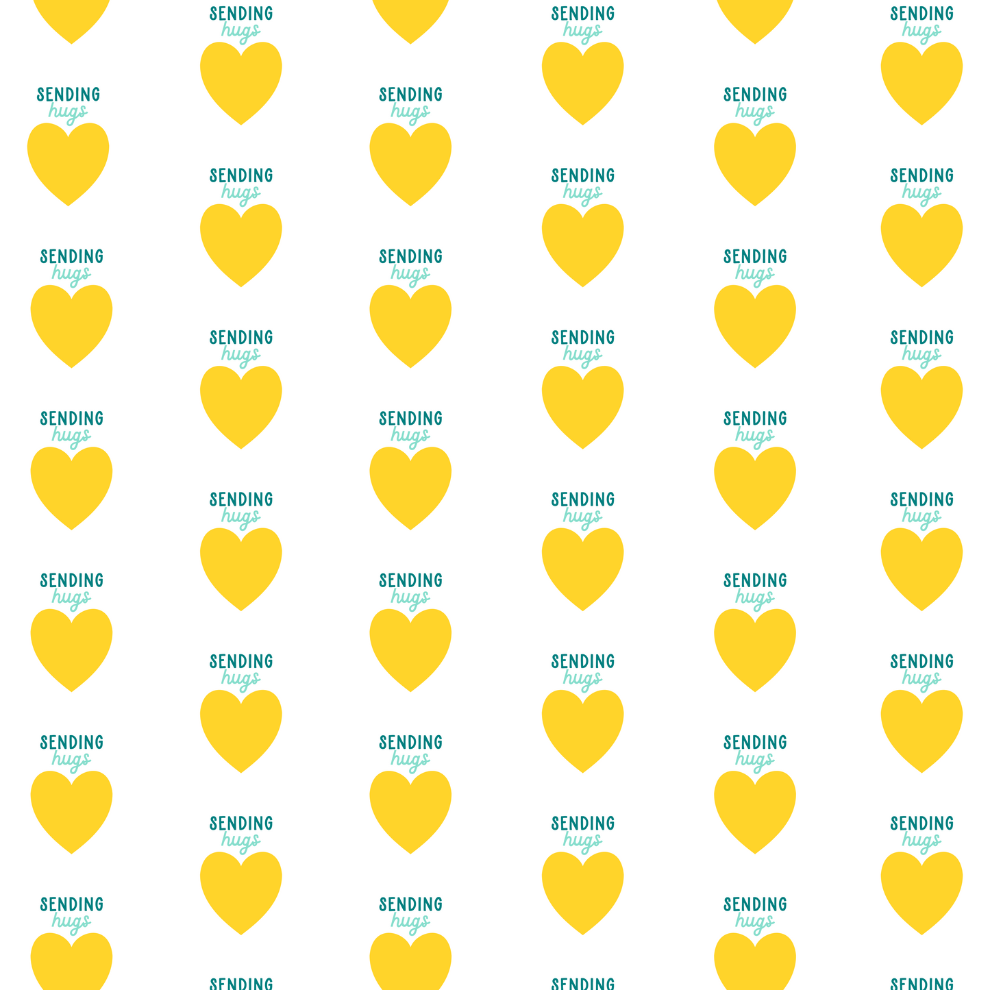 Sending Hugs, Wrapping Paper