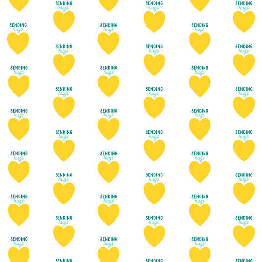 Sending Hugs, Wrapping Paper