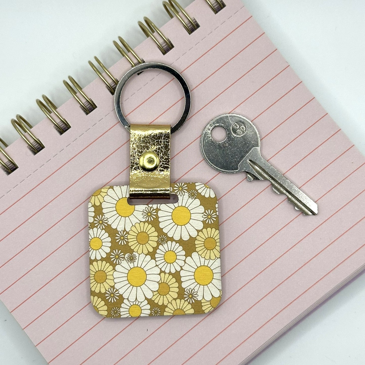 April Birth Flower Keychain