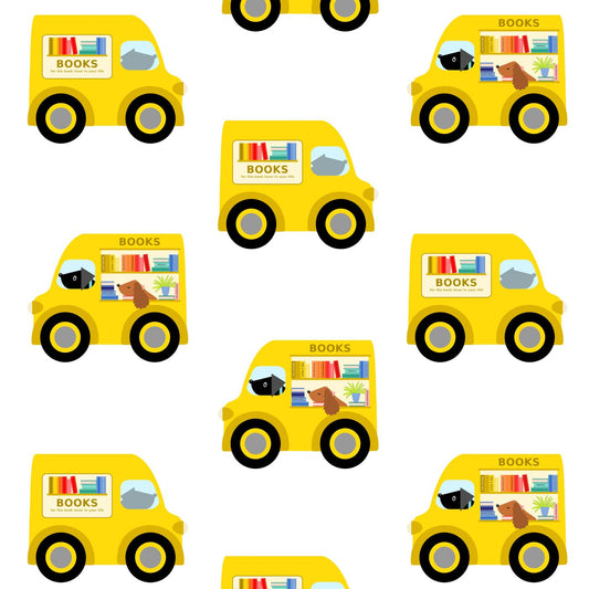 Book Van Wrapping Paper
