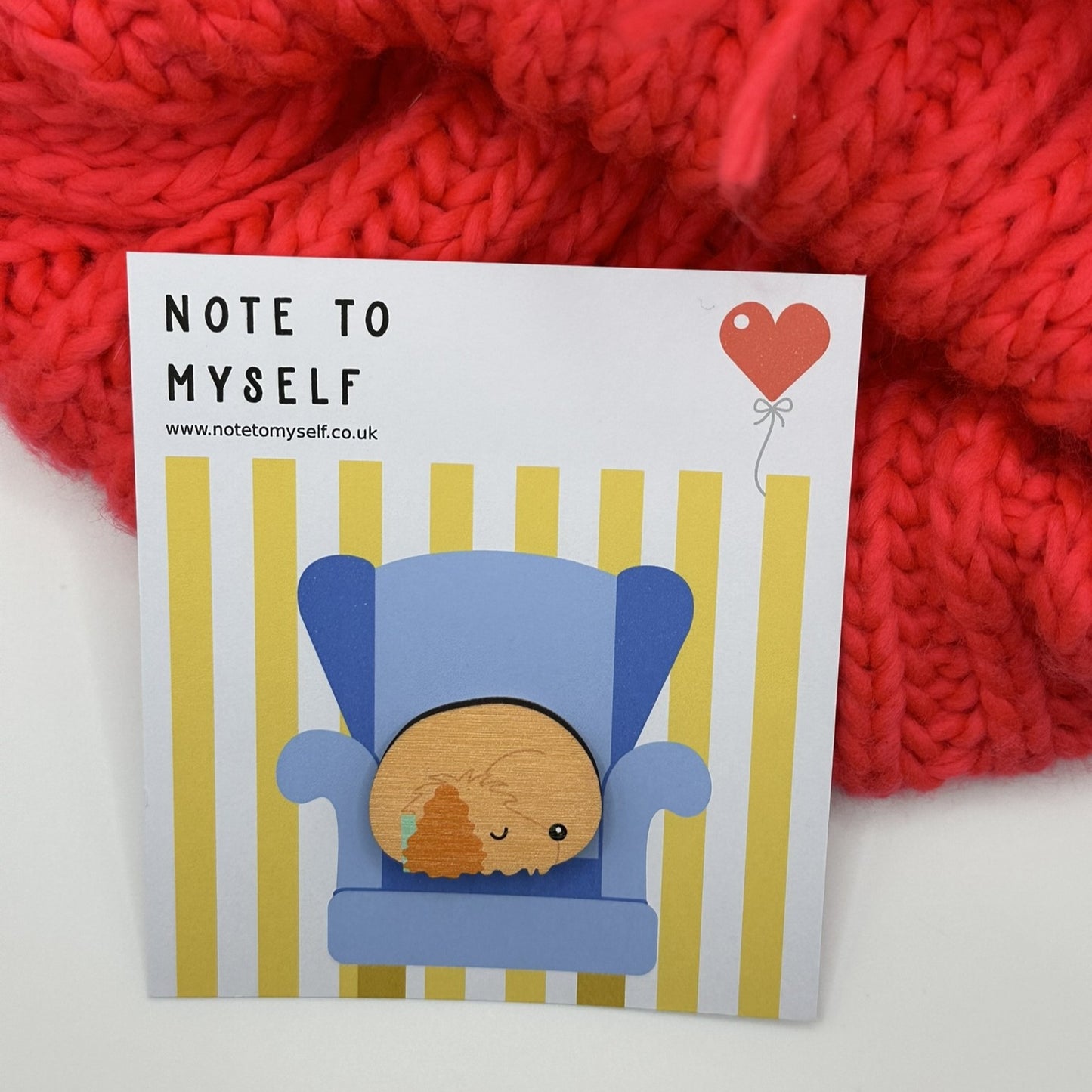 Cockerpoo Sleeping - Wooden Pin Badge