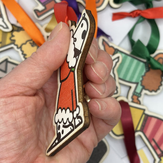 Dalmatian Hanging Decoration, Tree Decoration or Keepsake Gift Tag