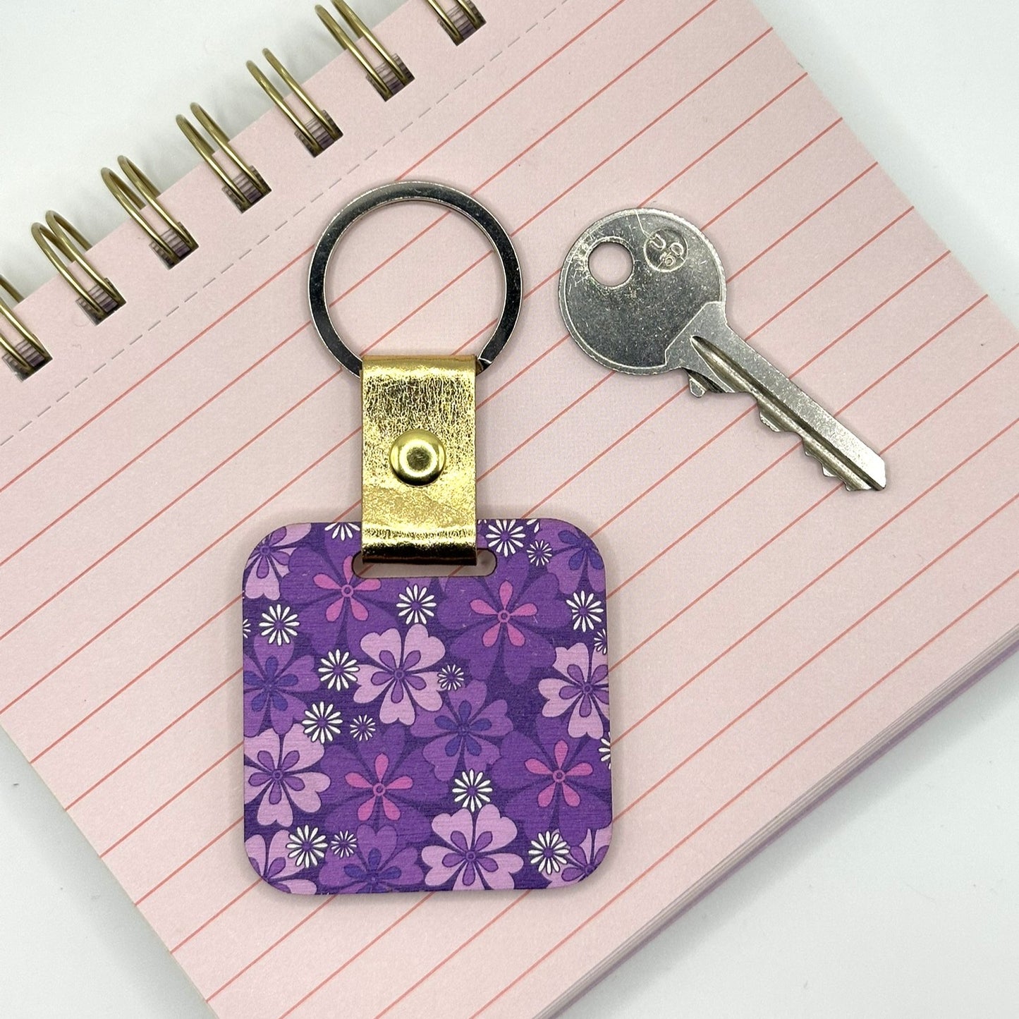 February Birth Flower Keychain