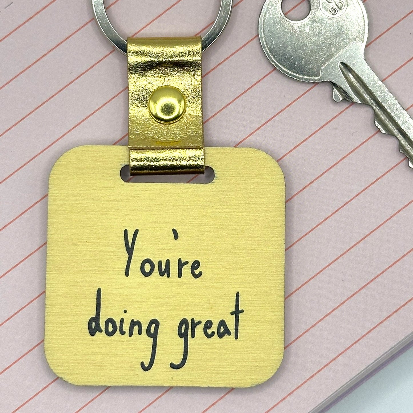 December Birth Flower Keyring