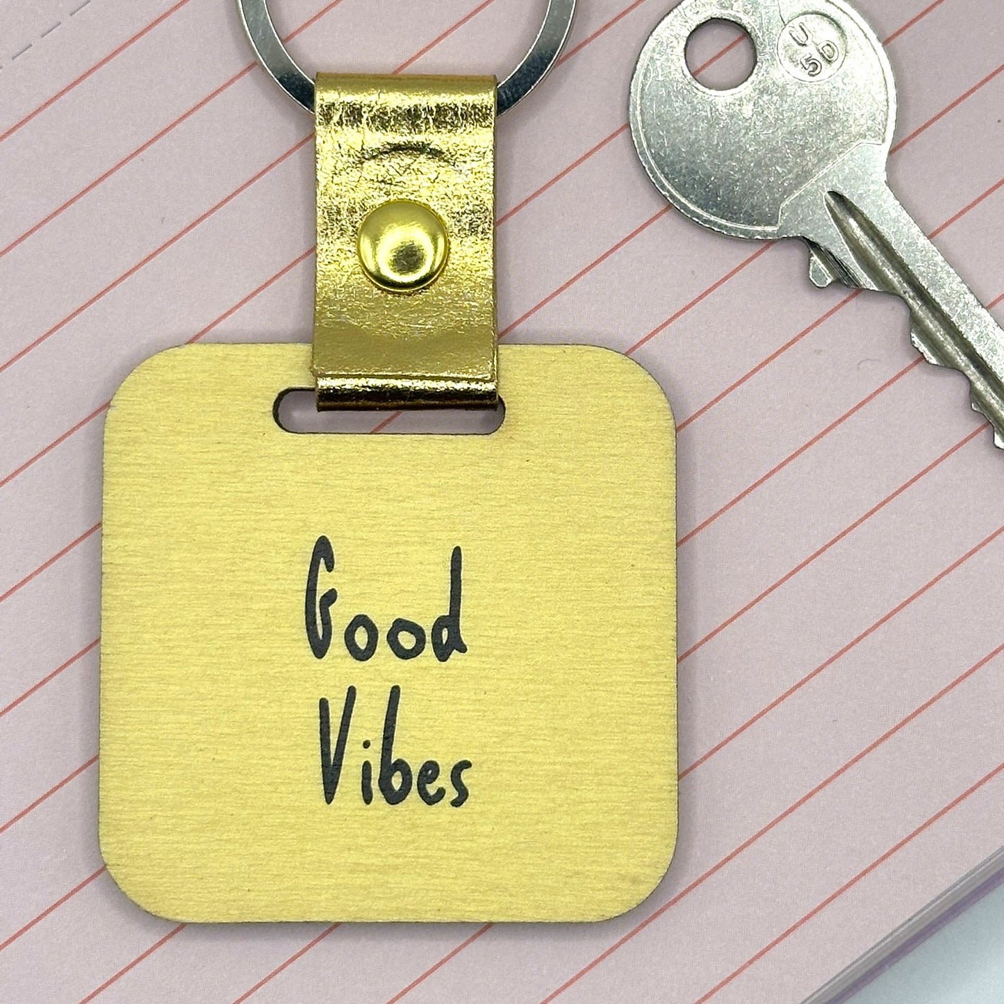 April Birth Flower Keychain