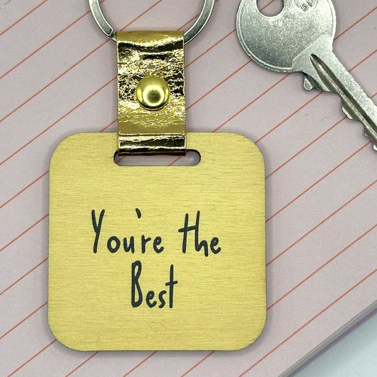 February Birth Flower Keychain