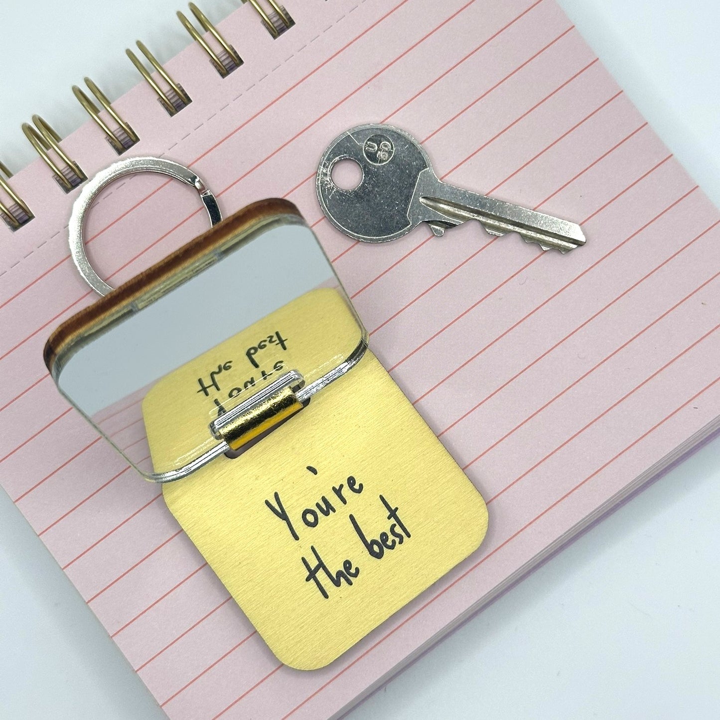 August Birth Flower Keychain