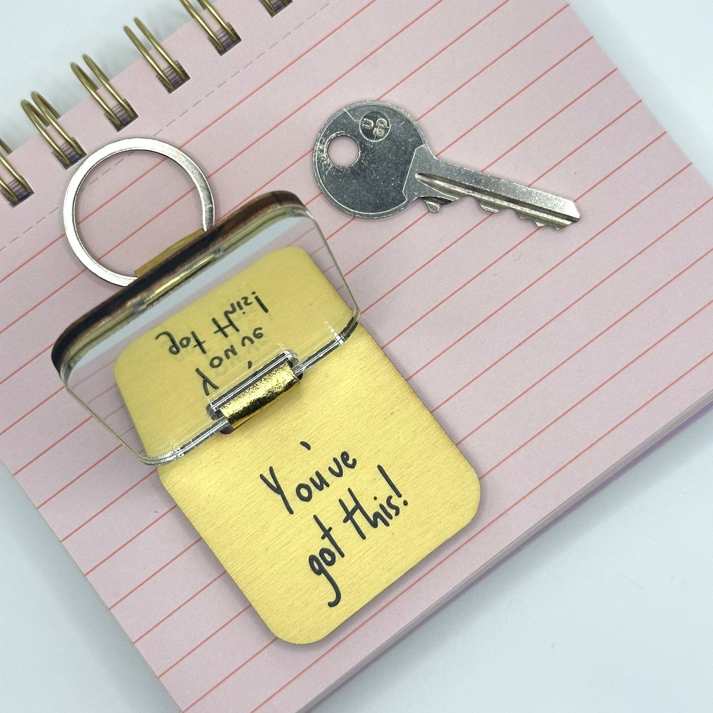 February Birth Flower Keychain