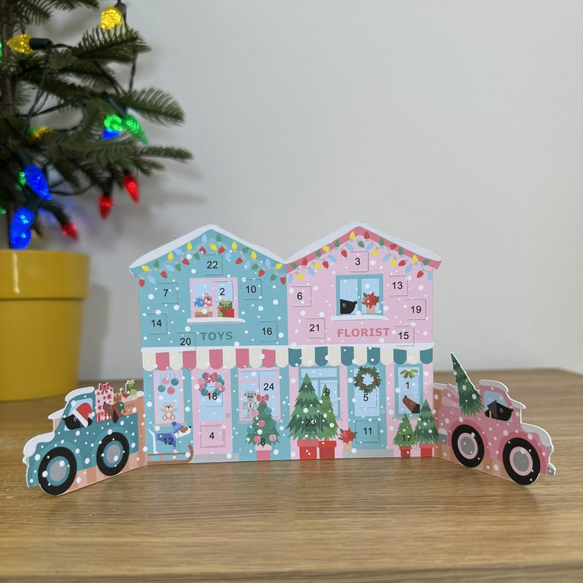 Personalised Festive Street Advent Calendar