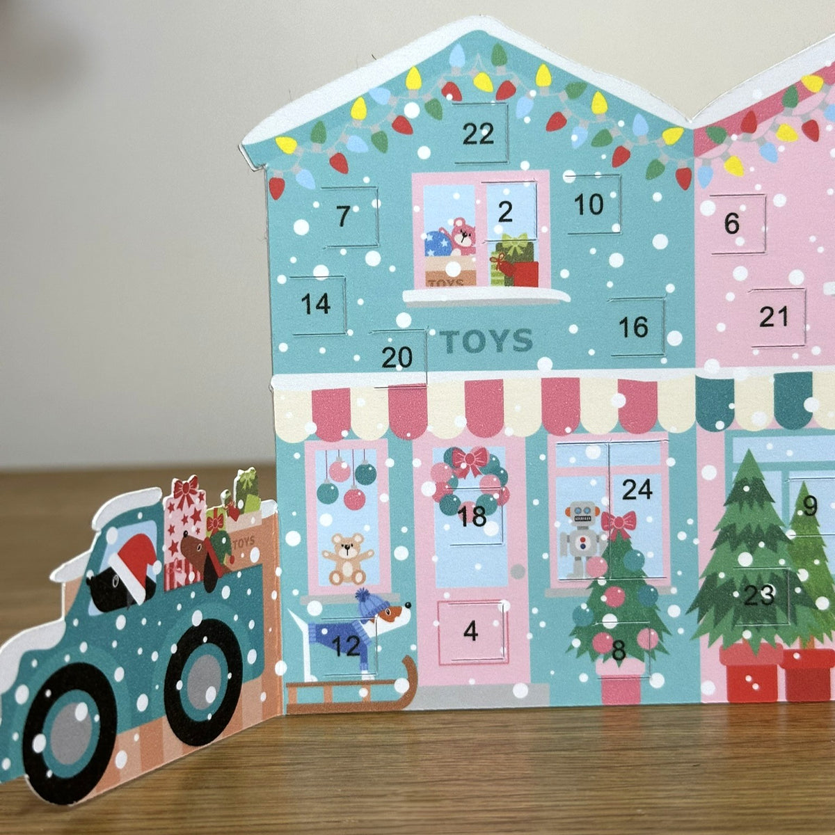 Personalised Festive Street Advent Calendar