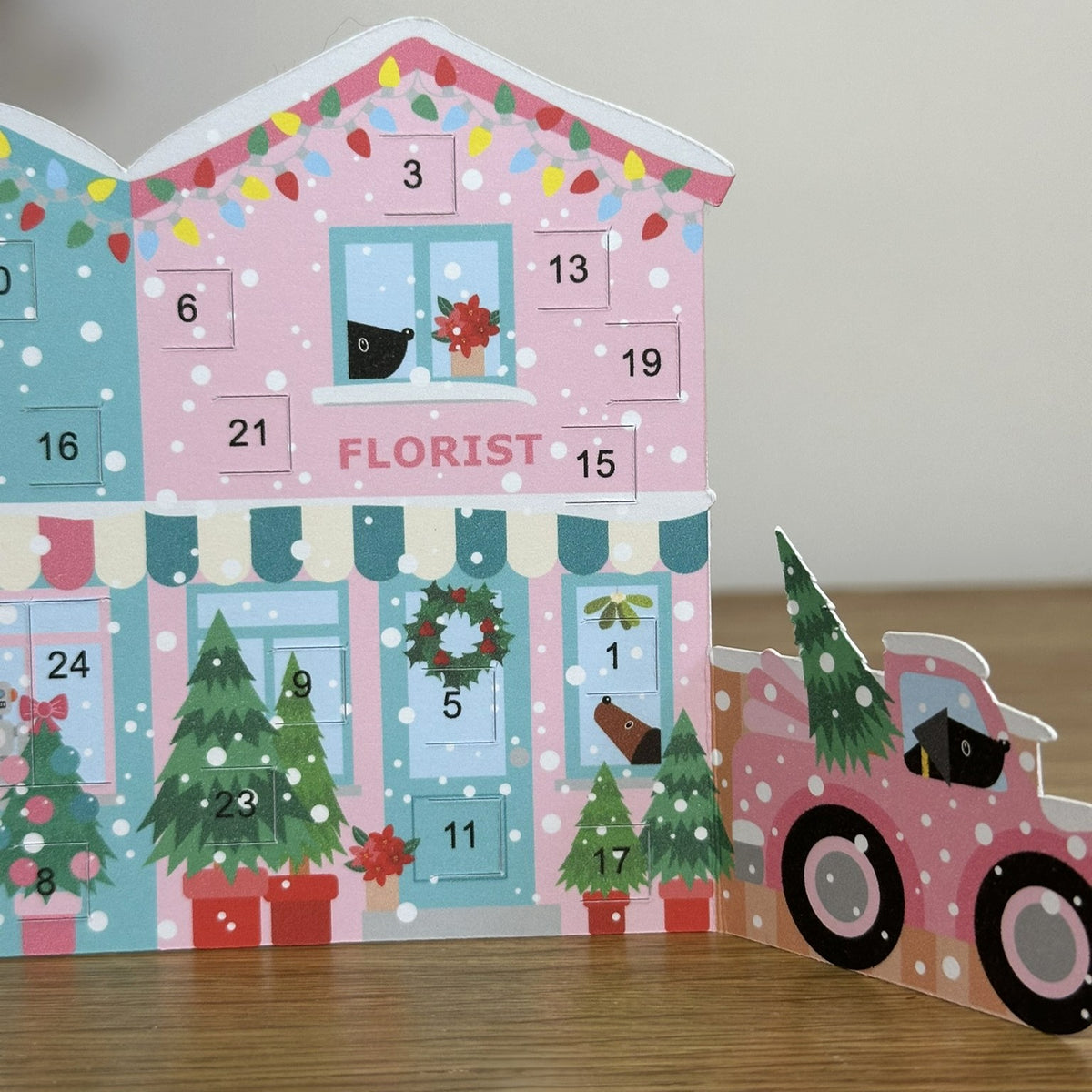 Personalised Festive Street Advent Calendar