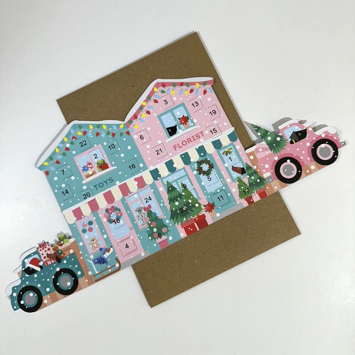 Personalised Festive Street Advent Calendar