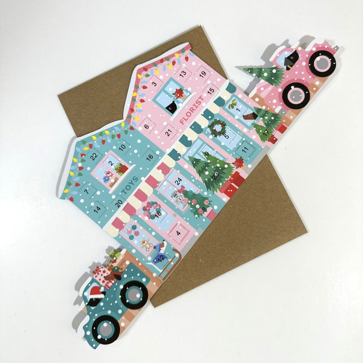 Personalised Festive Street Advent Calendar