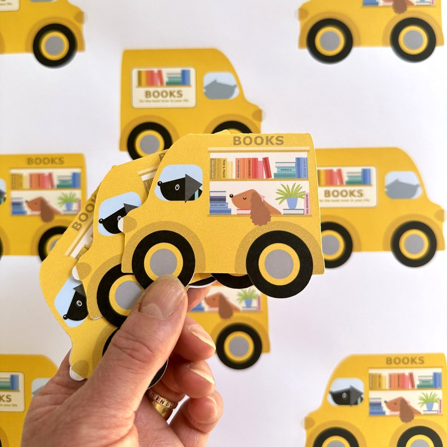 Book Van Wrapping Paper