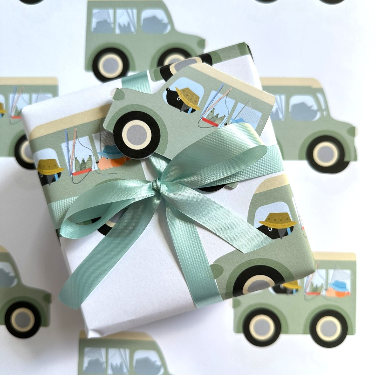 Fishing Trip Gift Paper