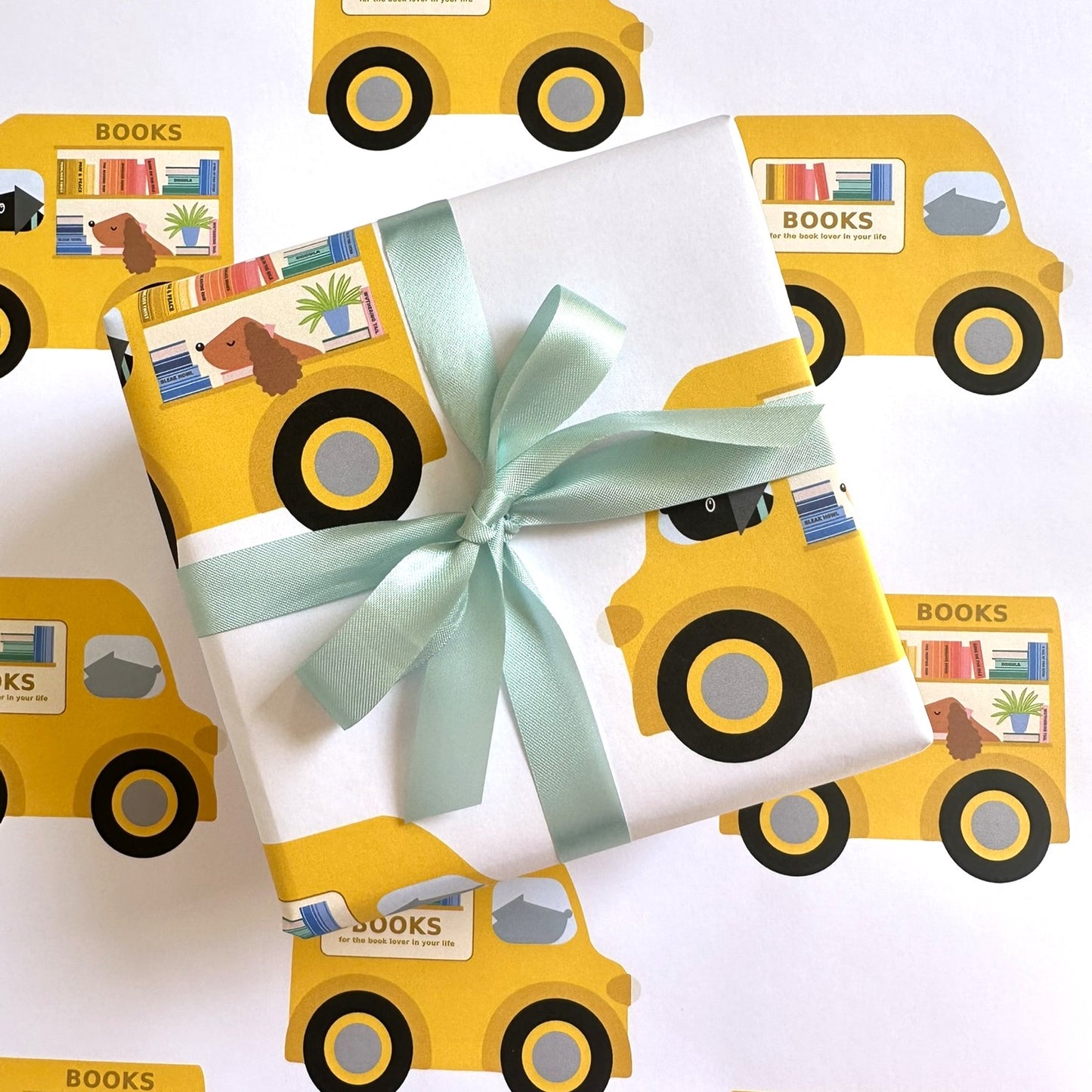 Book Van Wrapping Paper