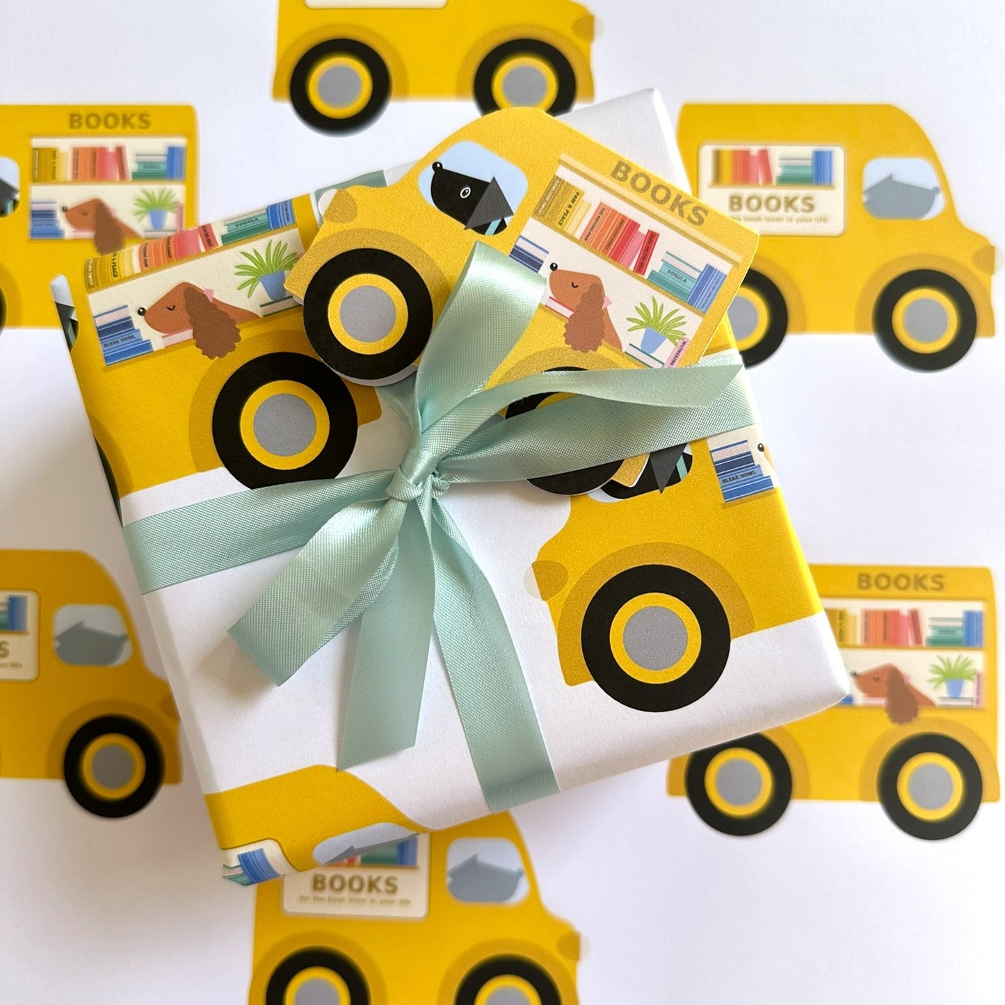 Book Van Wrapping Paper