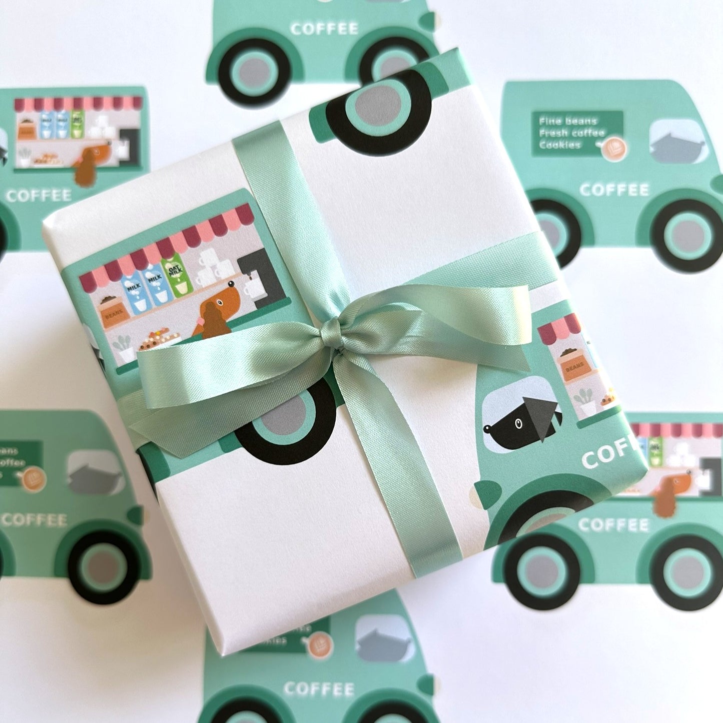 Coffee Van Wrapping Paper