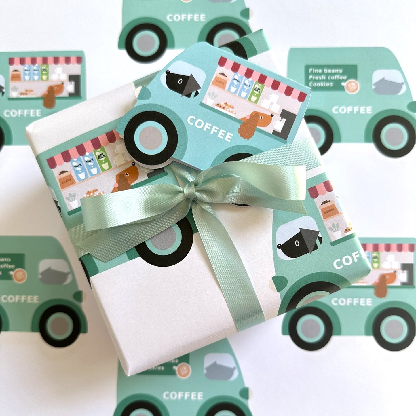 Coffee Van Wrapping Paper