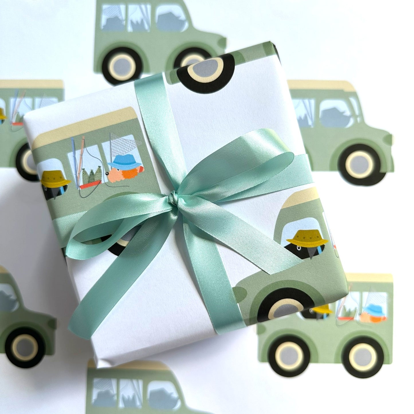 Fishing Trip Gift Paper