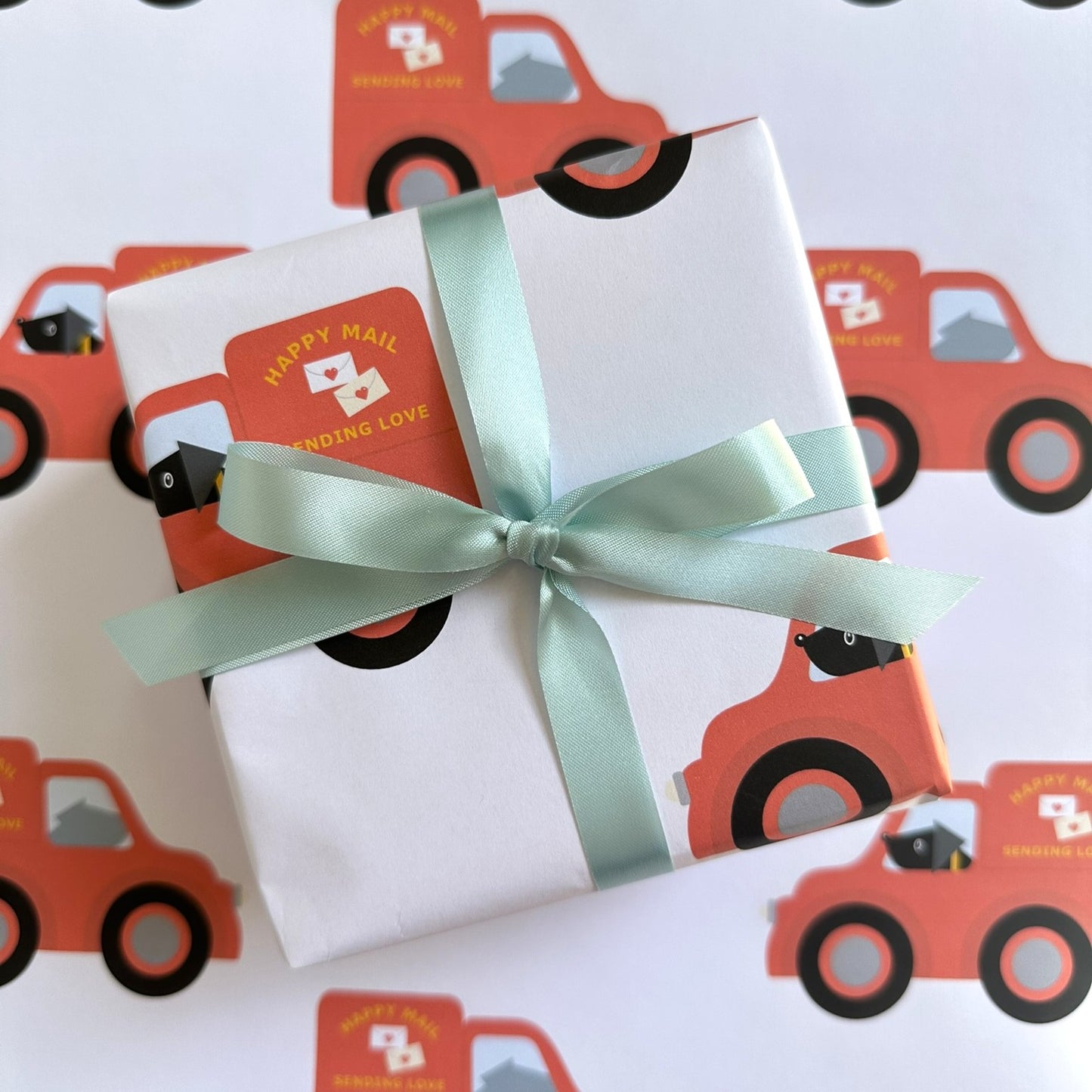 Happy Mail Van Wrapping Paper