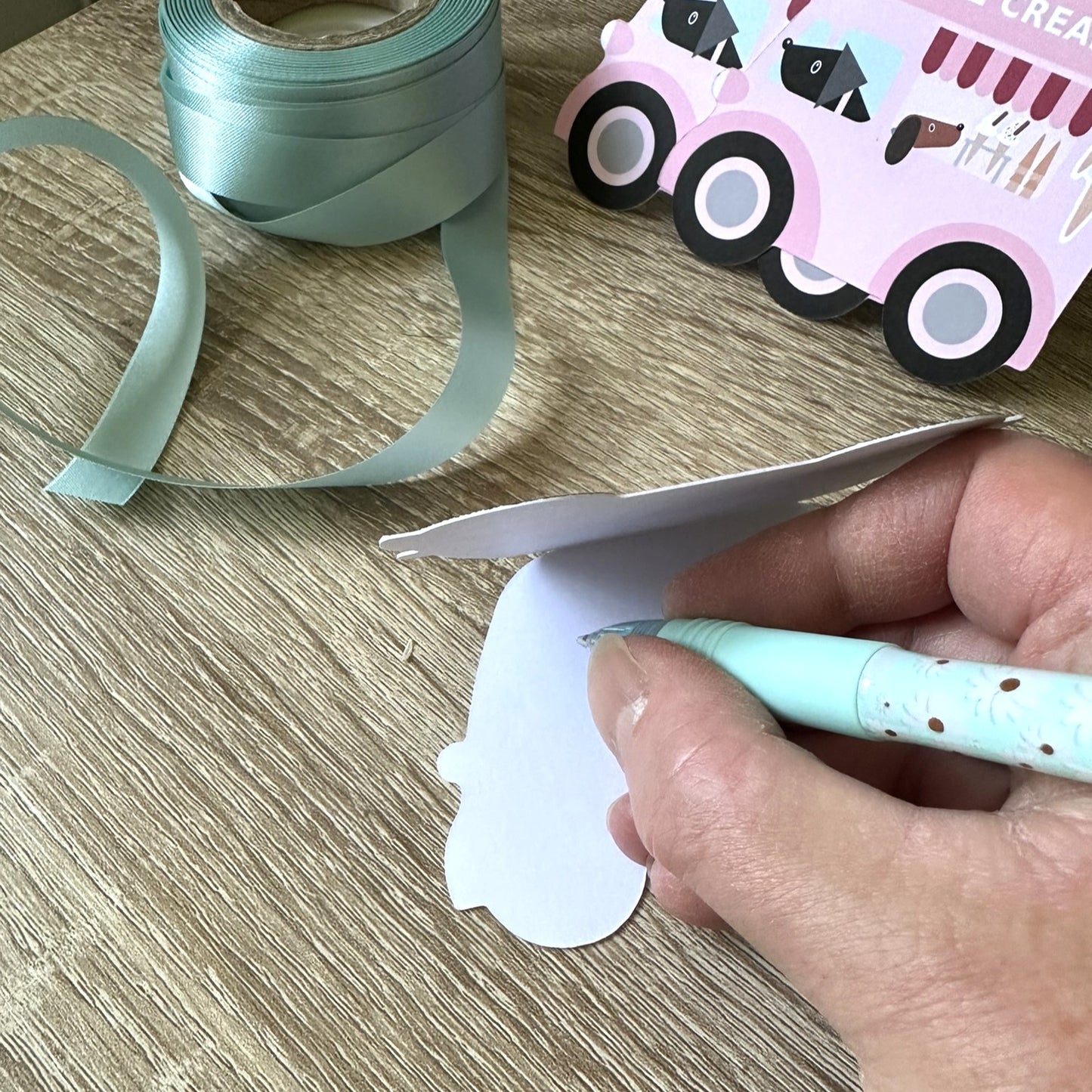 Ice Cream Van Gift Tags Set