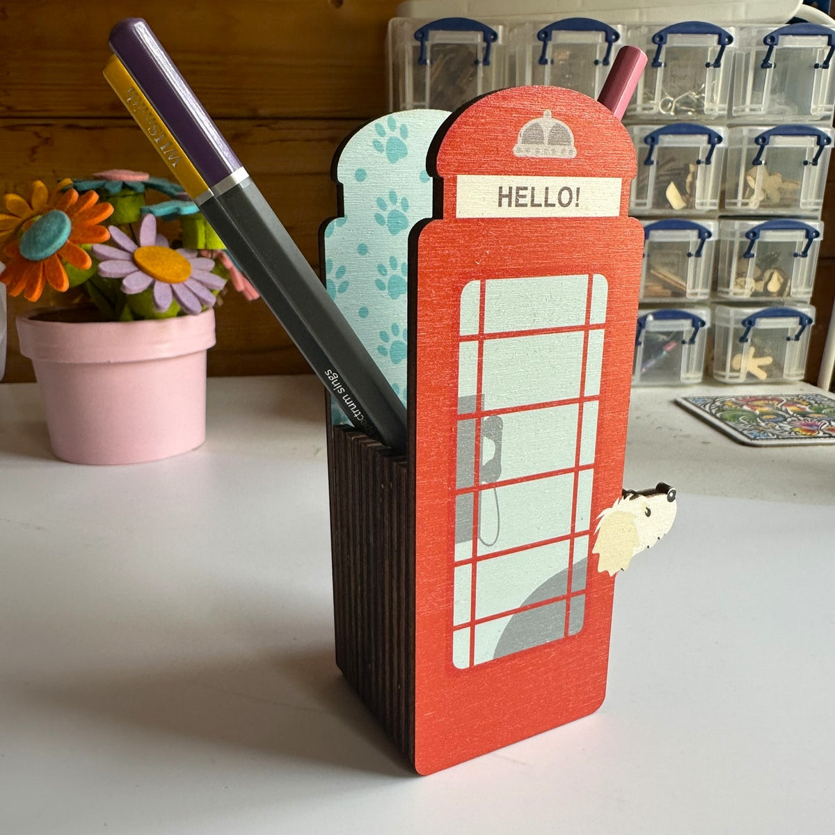Personalised Pet Pen Pot