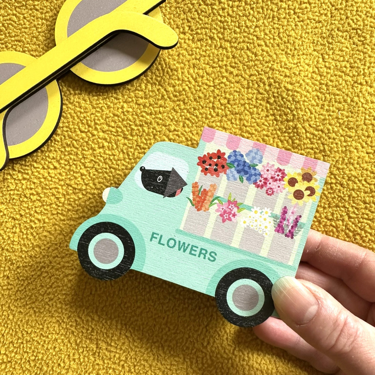 Wooden Trinket Box - Mobile Flower Shop Van