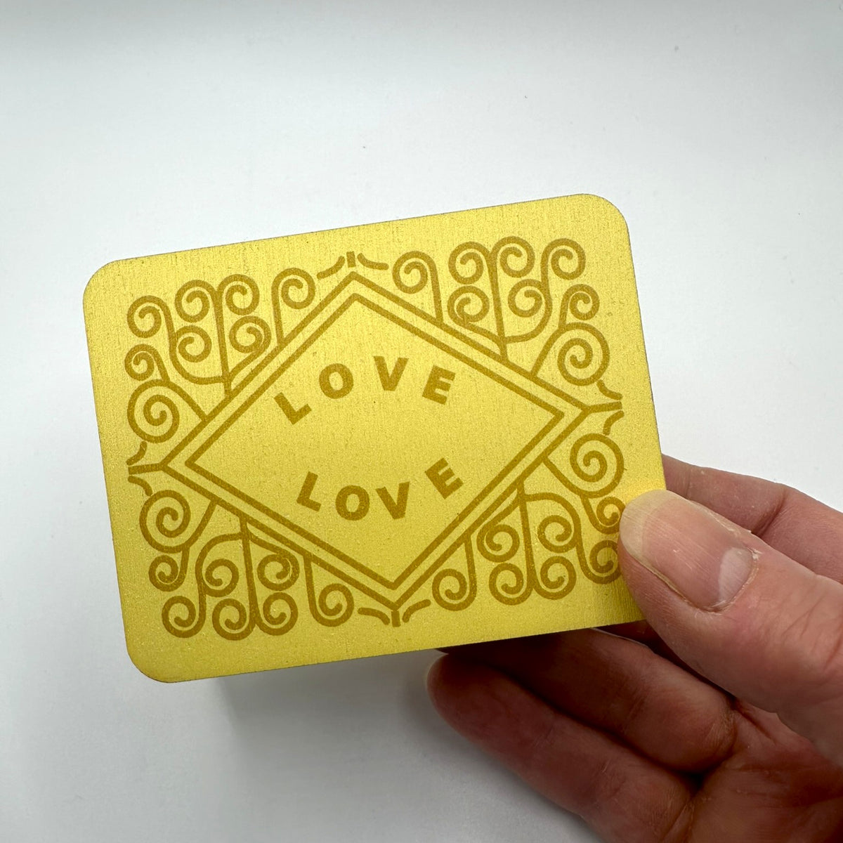 Wooden Trinket Box - Custard Cream Biscuit Shaped