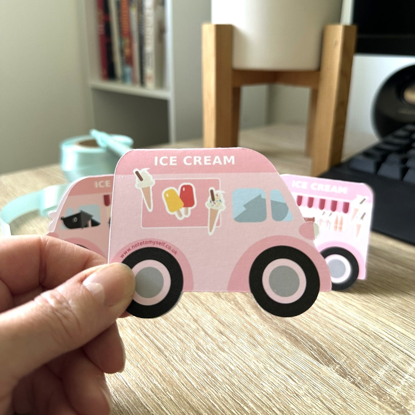 Ice Cream Van Gift Tags Set