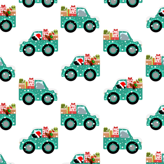Delivering the Christmas Presents - Christmas Paper & Gift Card Set