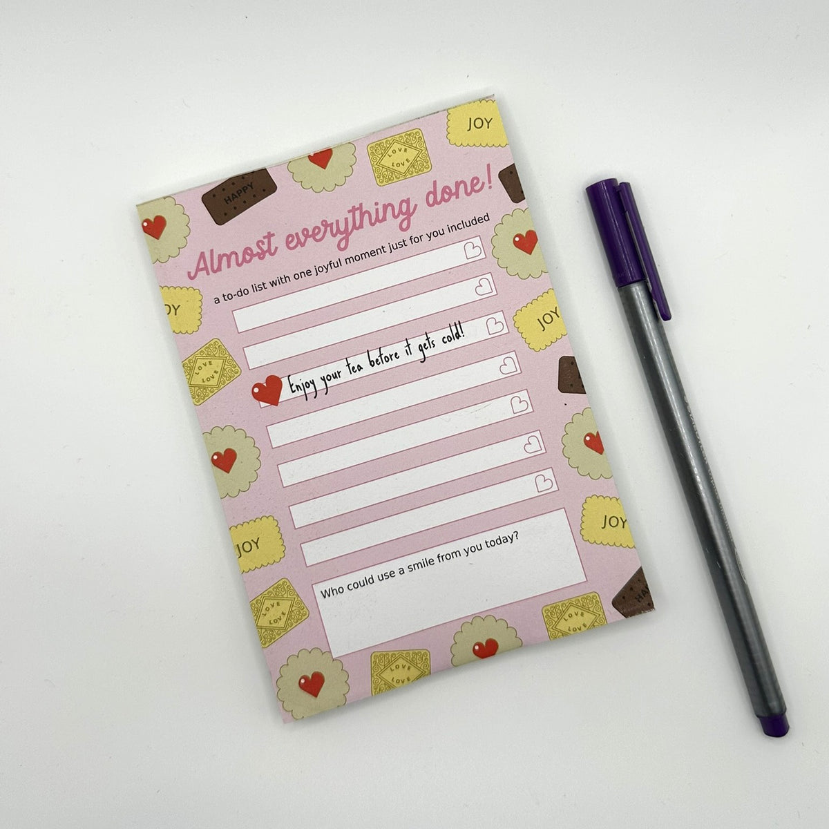Biscuit Themed - To do List Pad