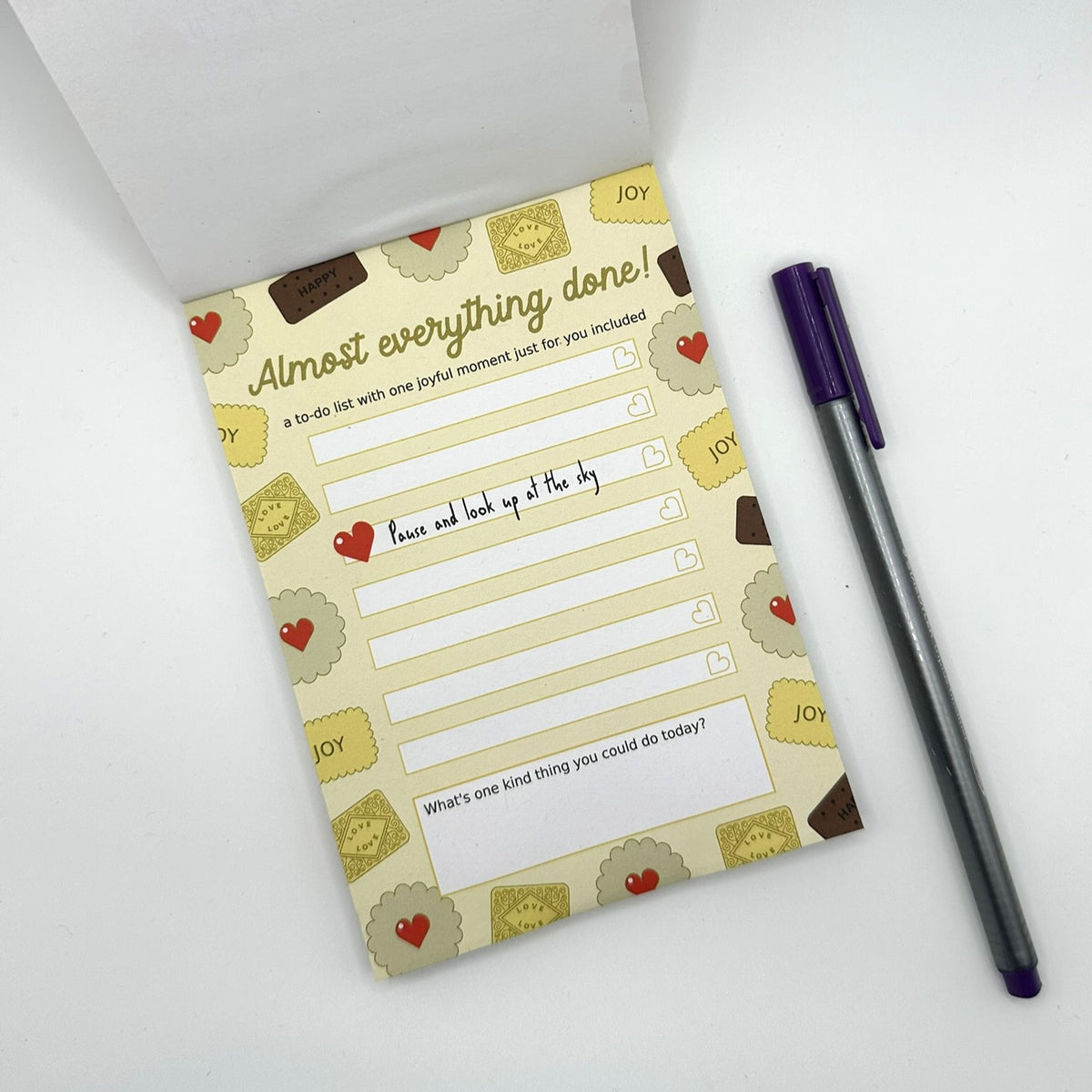 Biscuit Themed - To do List Pad
