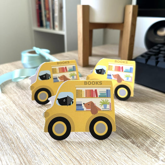 Book Van Gift Tags Set