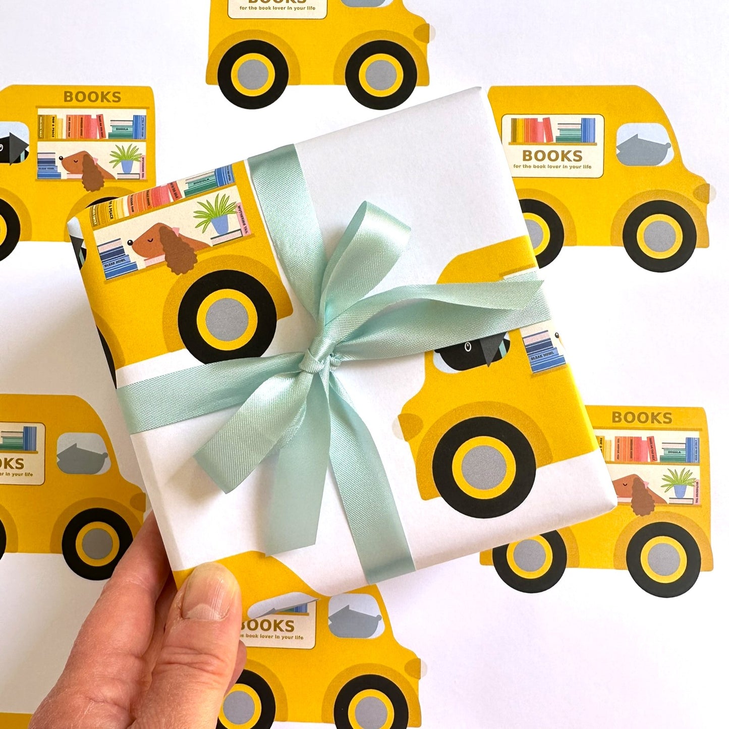 Book Van Wrapping Paper
