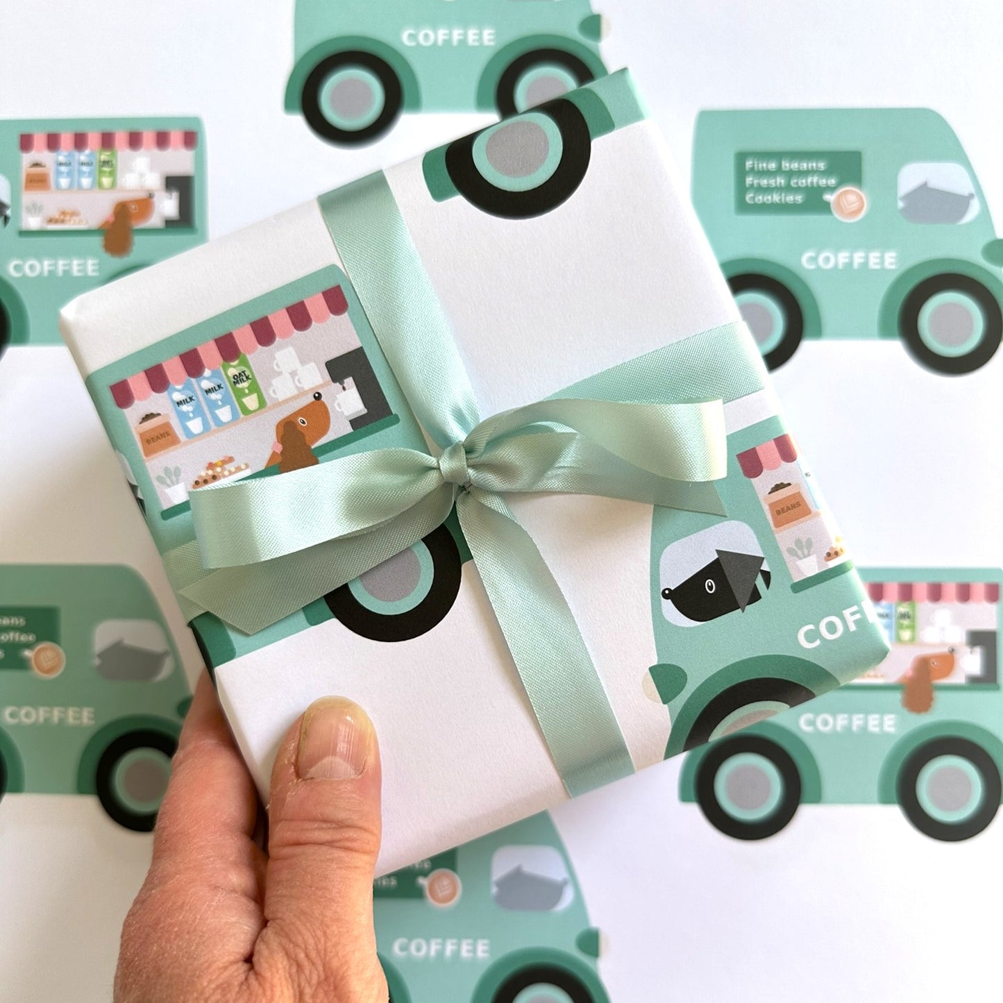 Coffee Van Wrapping Paper