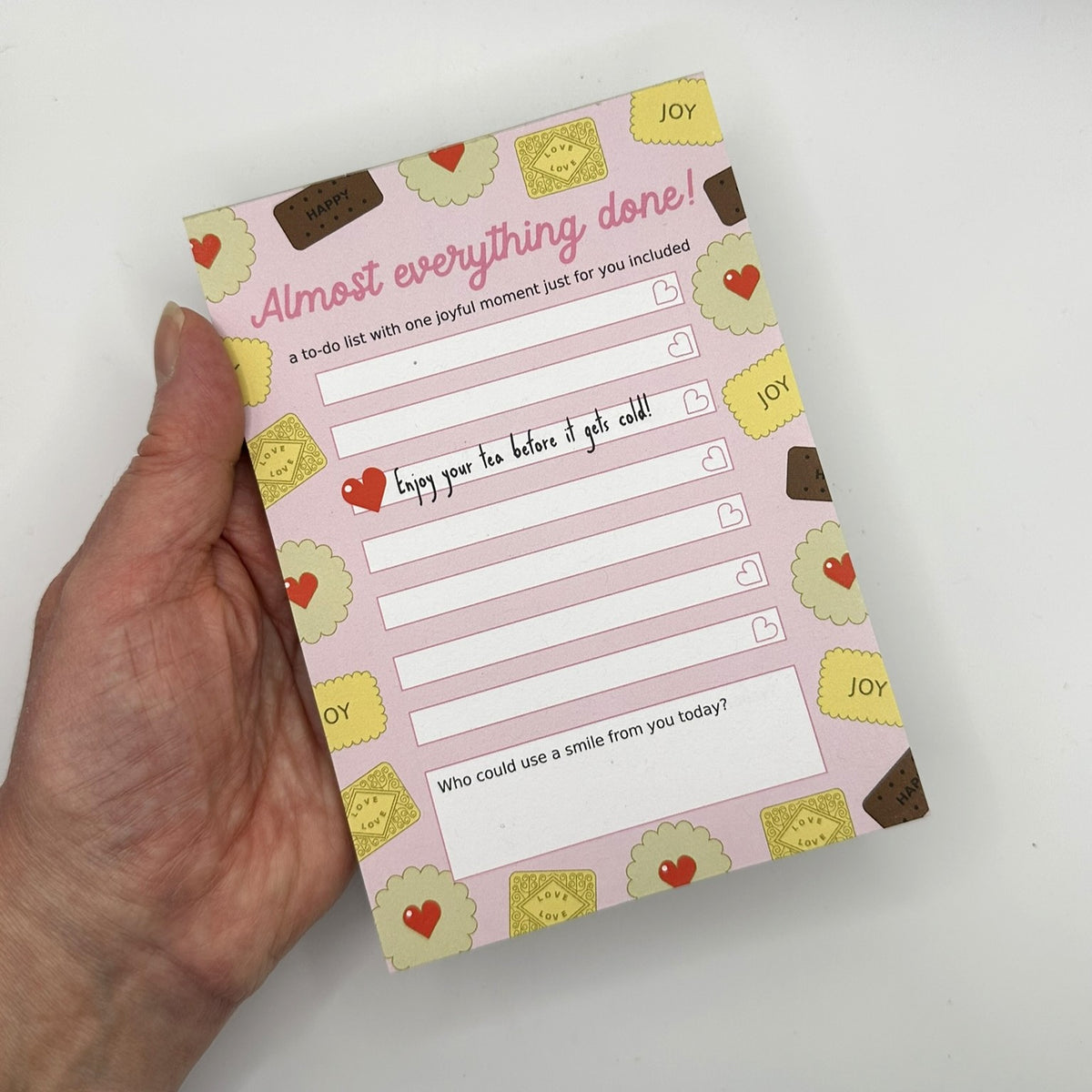Biscuit Themed - To do List Pad