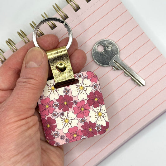 June Birth Flower Keychain