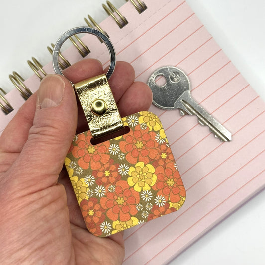 October Birth Flower Keychain