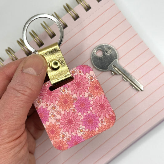 November Birth Flower Keychain