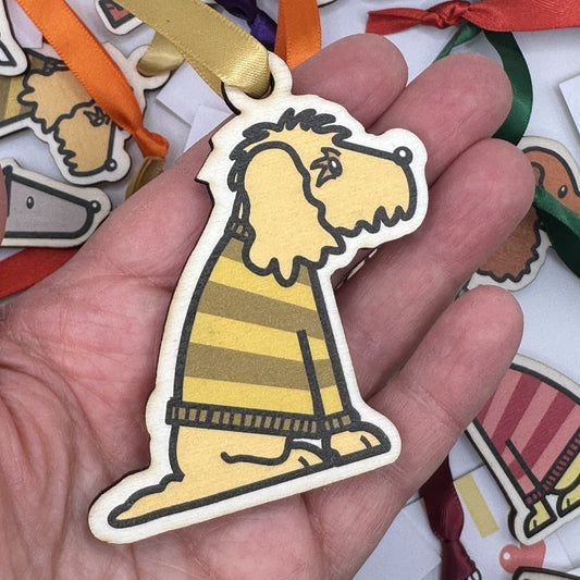 Cockapoo Hanging Decoration - Gift Tag  - Bag Charm