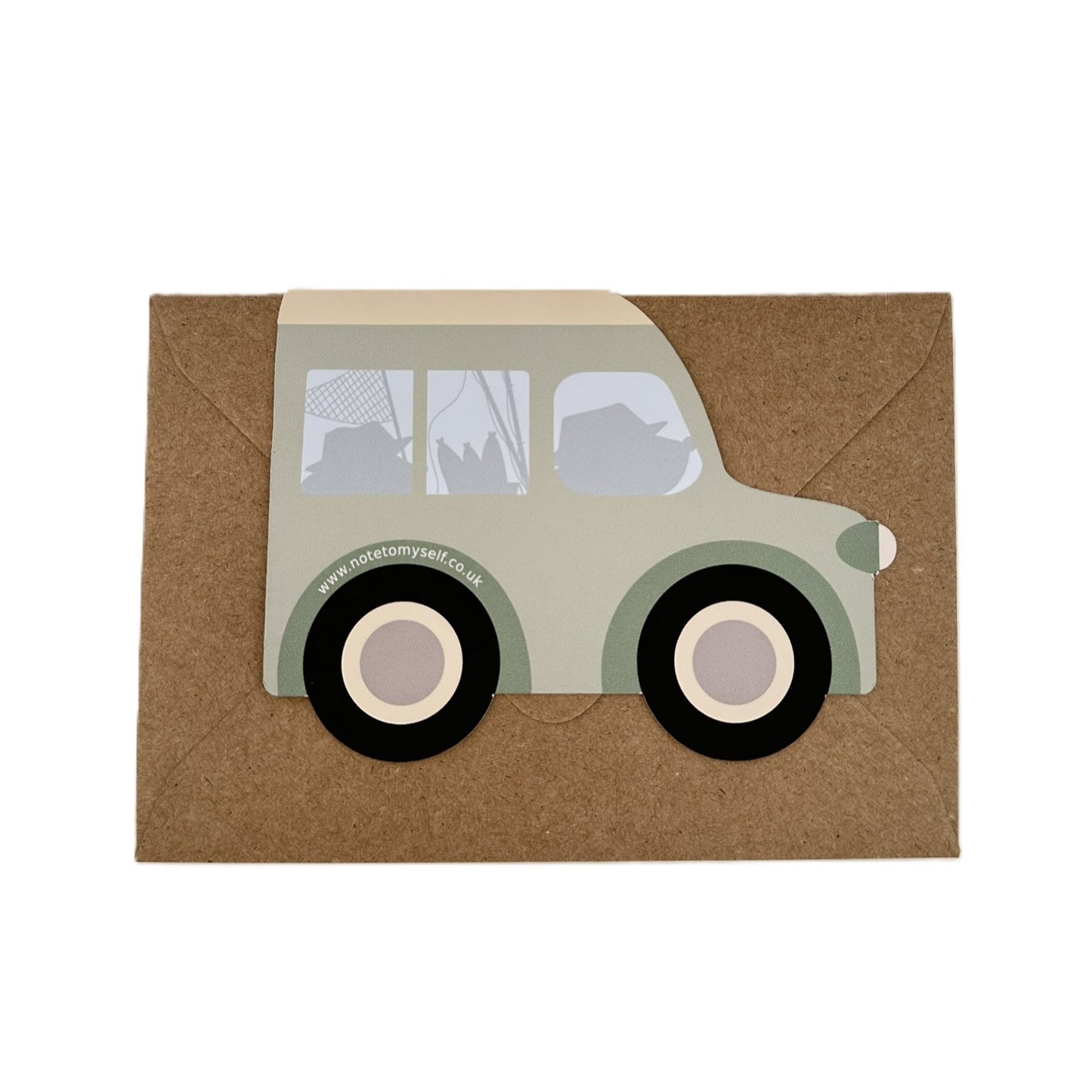 Fishing trip cut out card